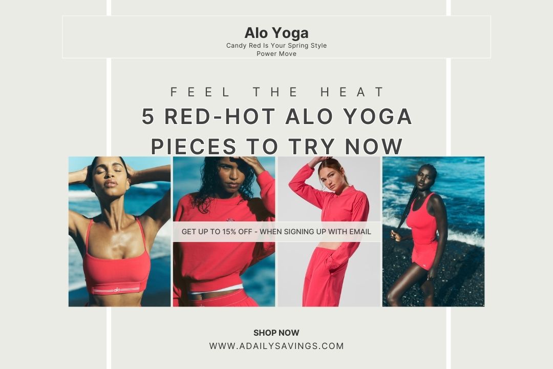 Discover the season’s hottest red picks from Alo Yoga’s new Edit