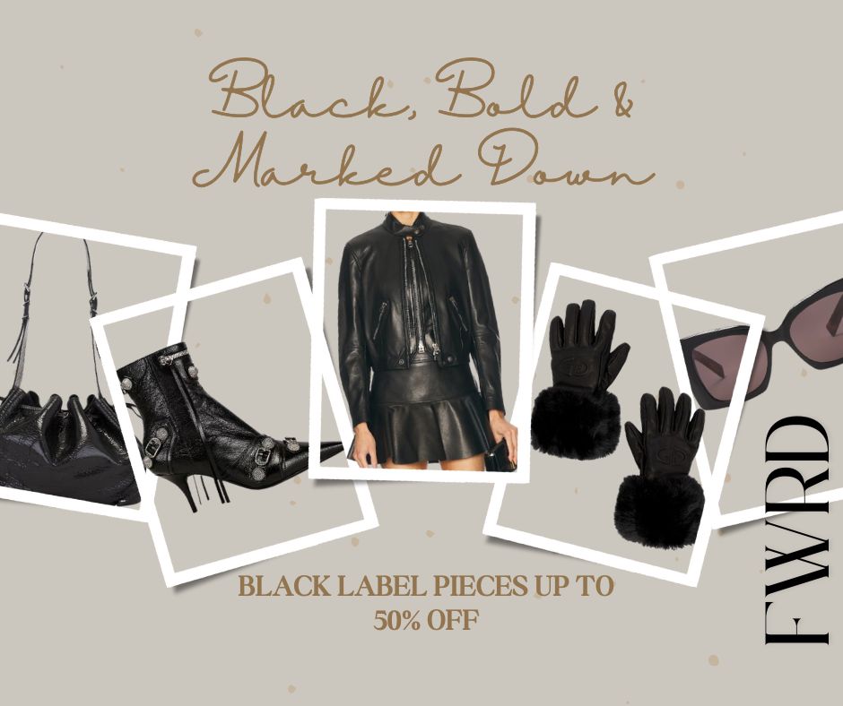 The All-Black Outfit Formula — Now Up to 50% Off on FWRD