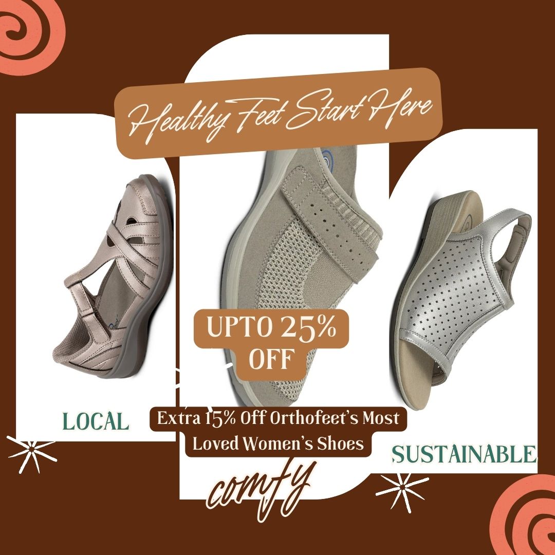 Comfort You Can Count On: Orthofeet Women’s Shoes with Bonus Discounts